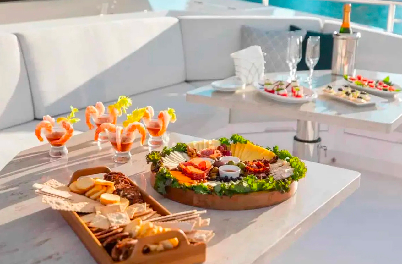Come Eat With Me yacht catering